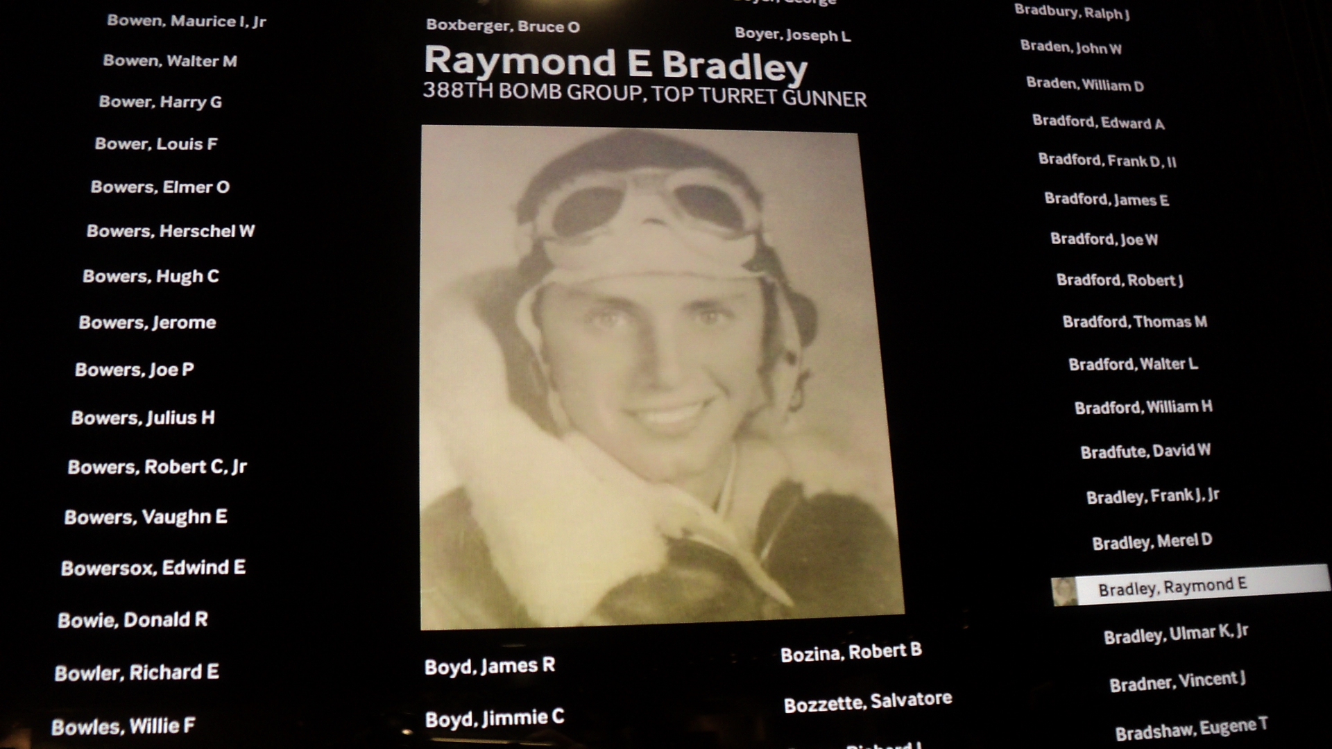 Raymond Bradley AAM ROH