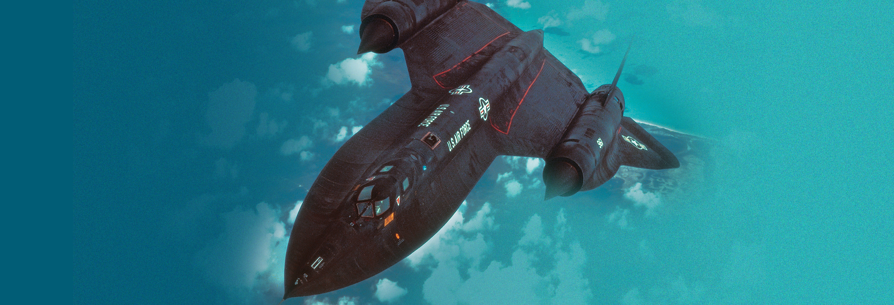 SR-71 Blackbird in flight