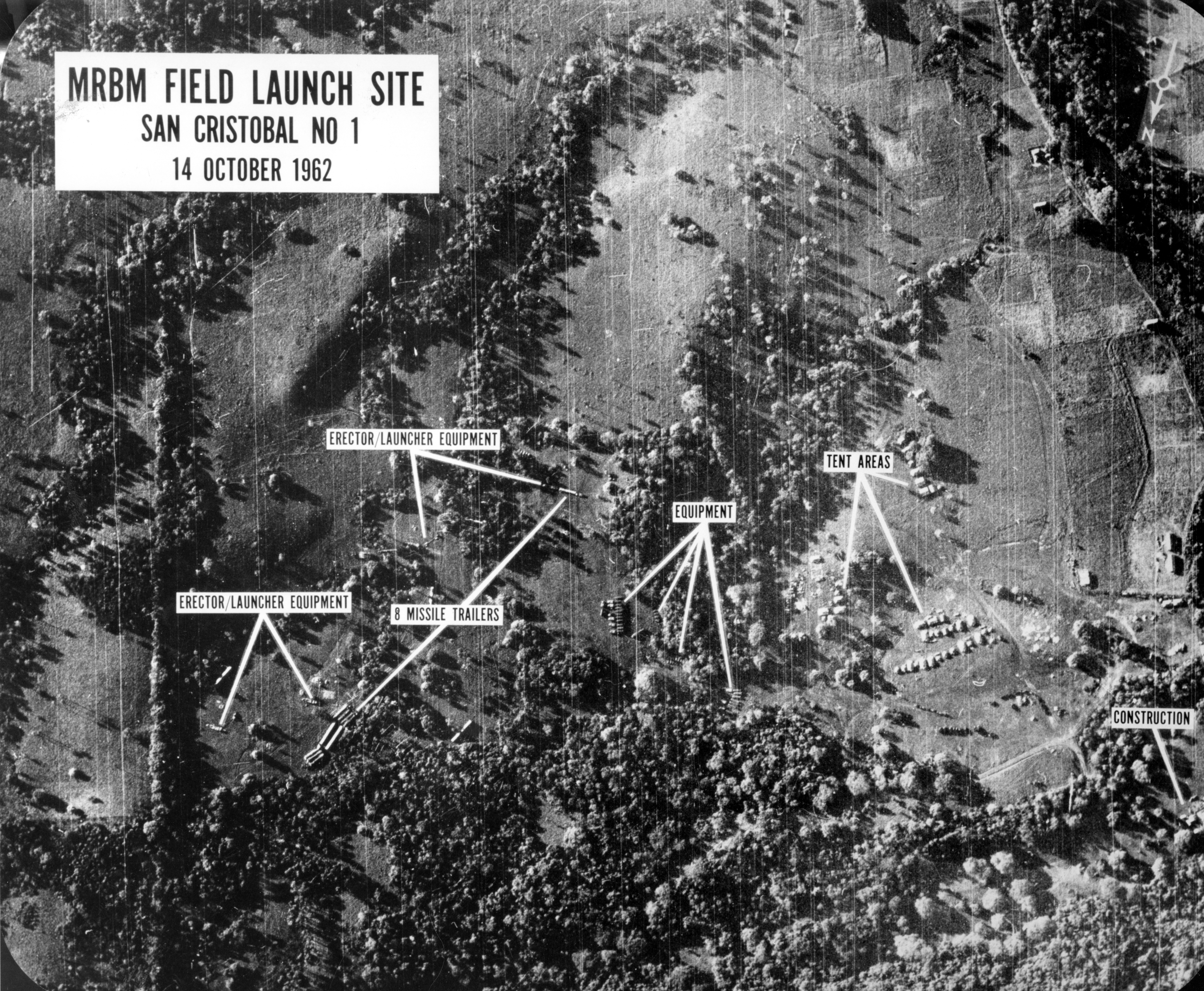 U-2 Reconnaissance image of Cuba 14 October 1962