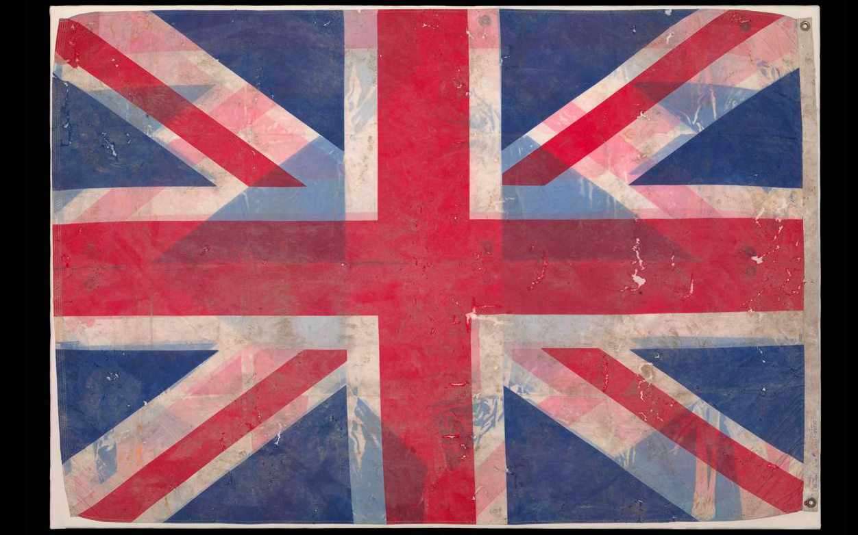  Flag from ruins of WTC New York