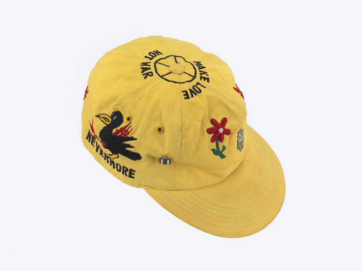 David Sussman’s ‘war hat’ worn while he was stationed in South East Asia in 1968