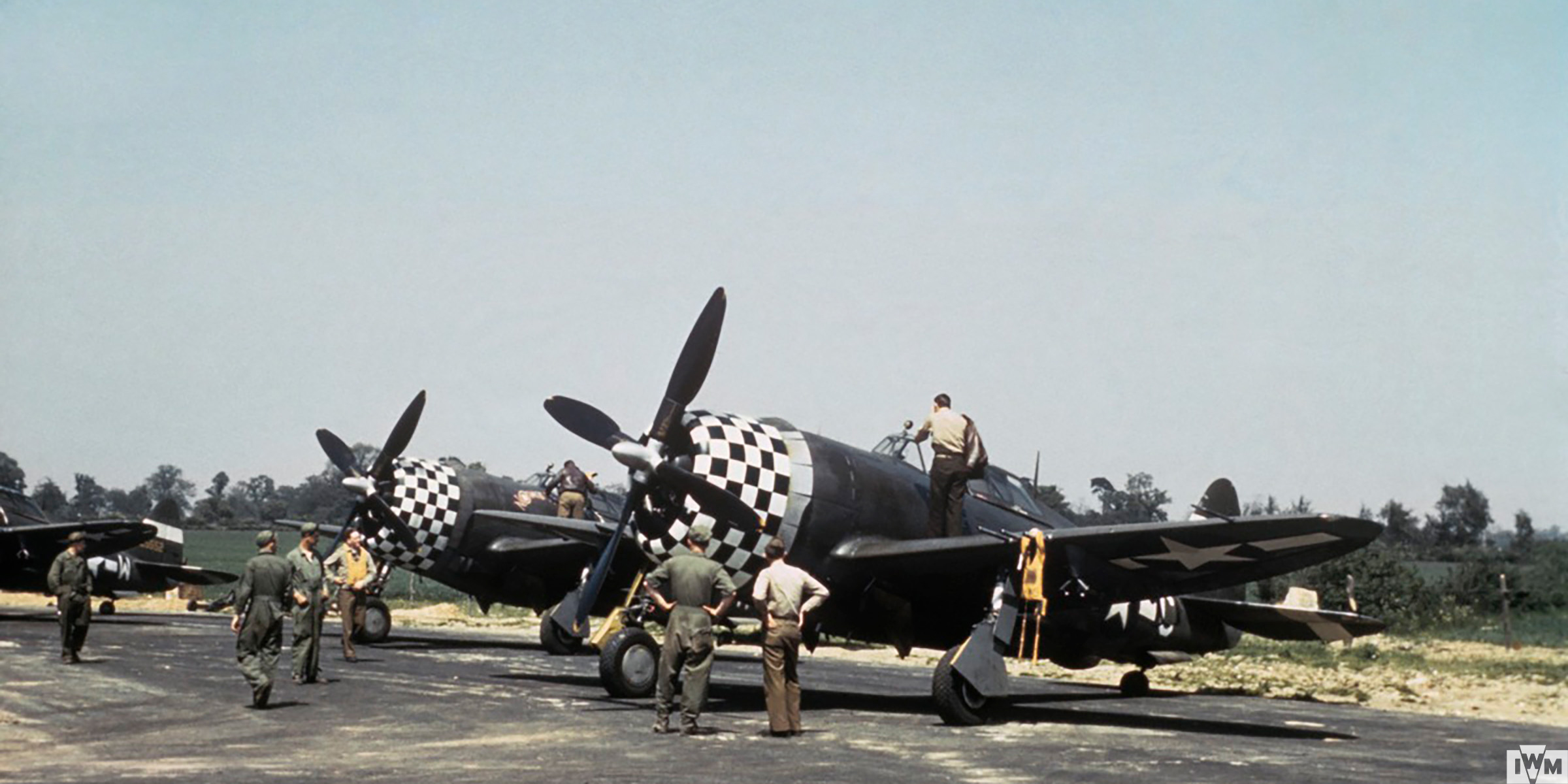 P-47 Thunderbolts of the 78th Fighter Group at Duxford