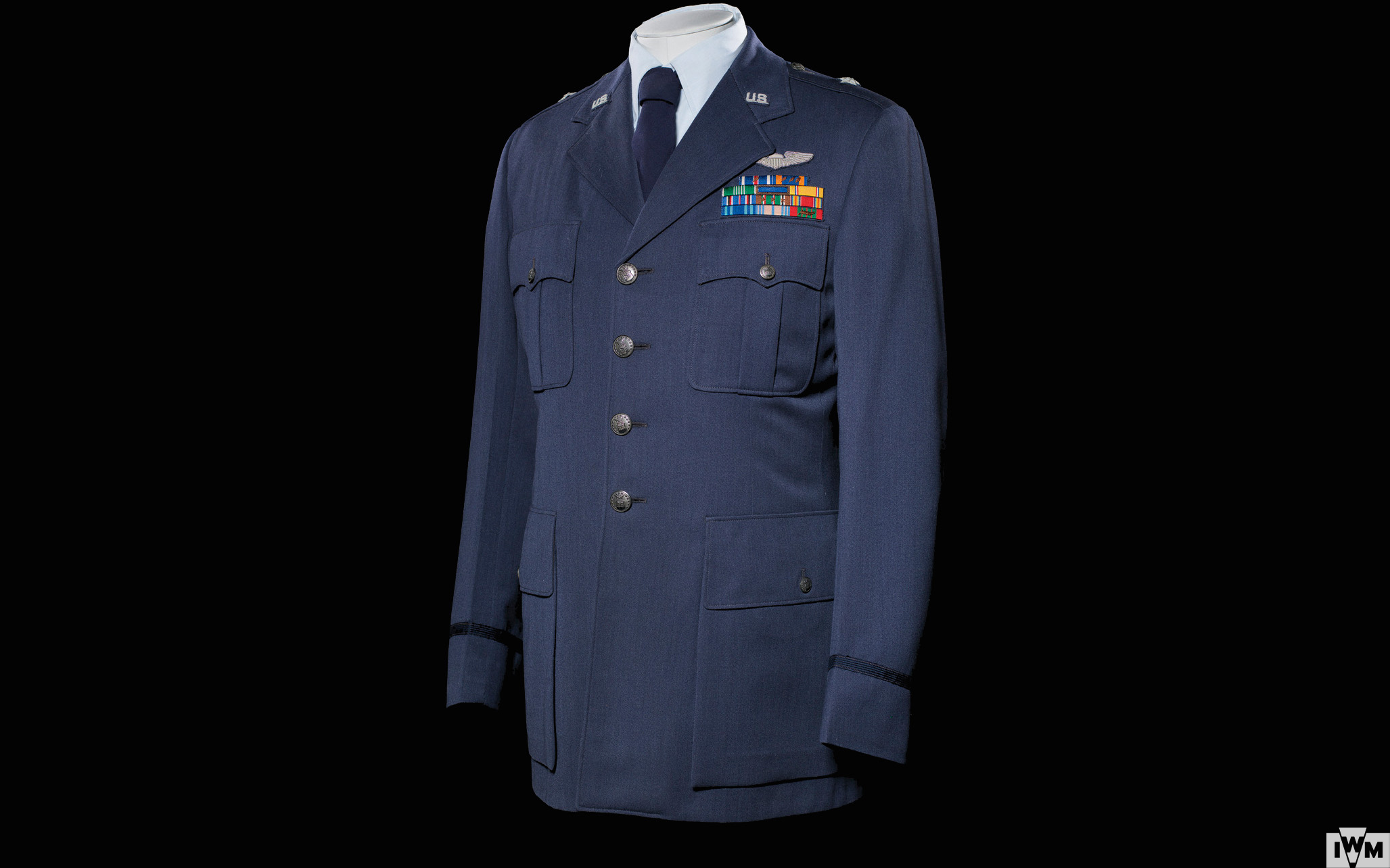 Brigadier General’s Service Dress Jacket worn by Jimmy Stewart during his service in the US Air Force Reserves.