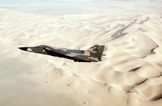 F-111 Aardvark in flight