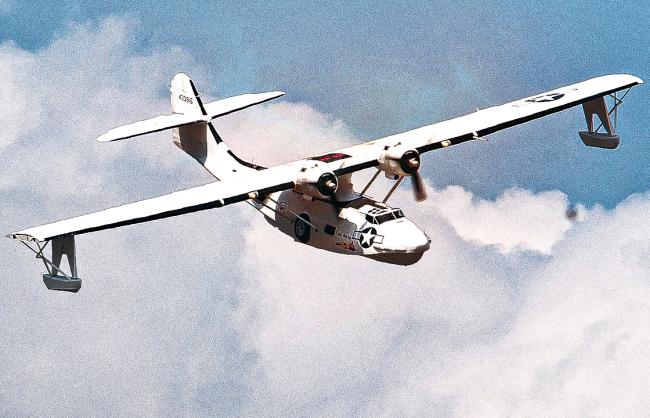 A PBY Catalina in flight 